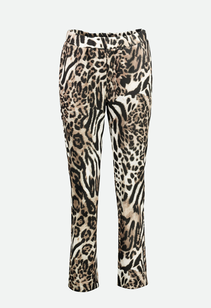 Choice Animal Print Jegging Pants Printed Multi - Wardrobe Fashion
