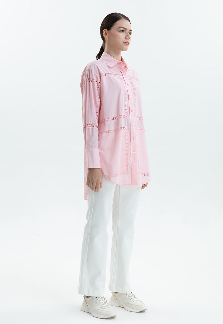 Choice Relaxed Fit Shirt Light Pink
