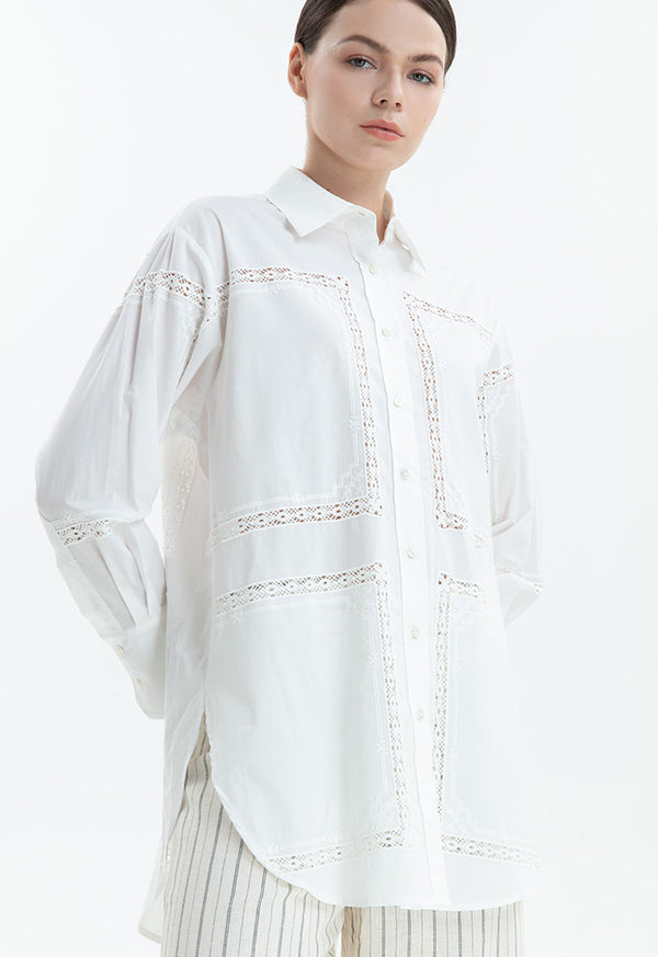 Choice Relaxed Fit Shirt Off White