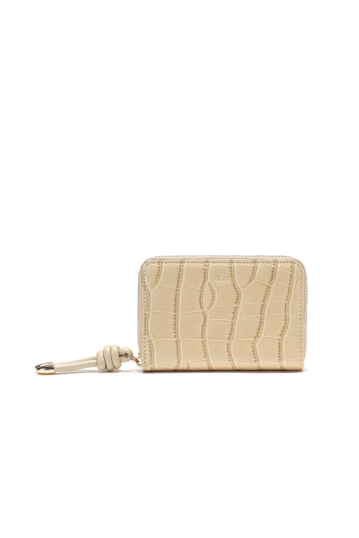 Choice Textured Multiple Card Slots Wallet Nude