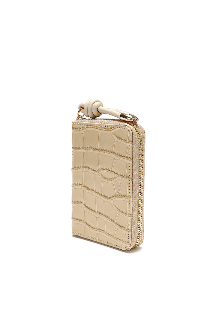 Choice Textured Multiple Card Slots Wallet Nude
