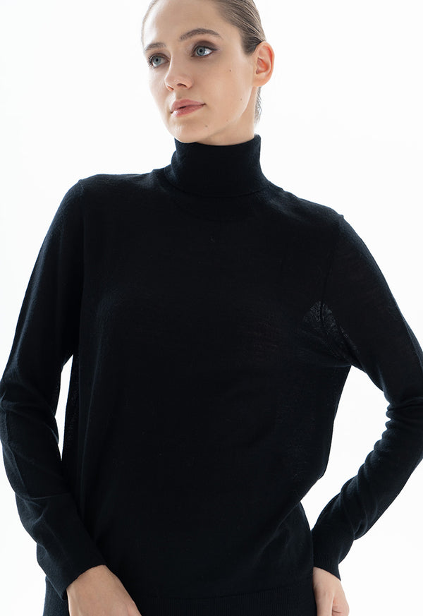 Choice Turtleneck Sweater Black