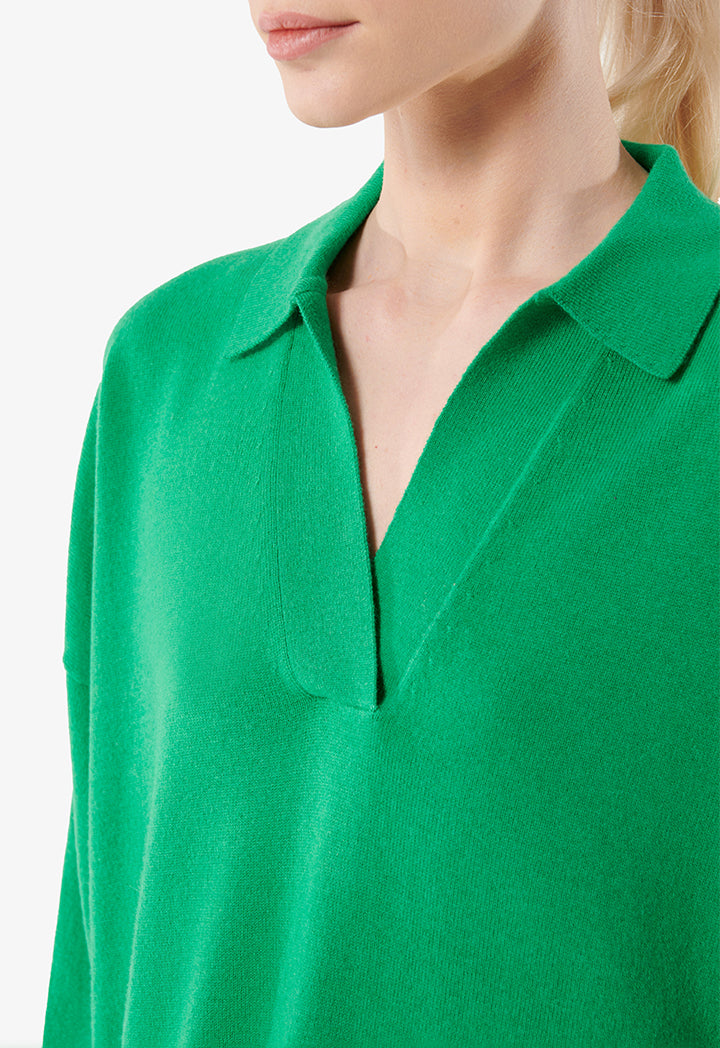 Choice Solid-Toned Sweatshirt Green