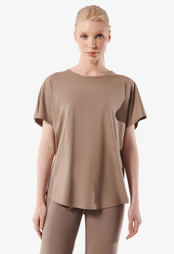 Choice Basic T-Shirt Brown