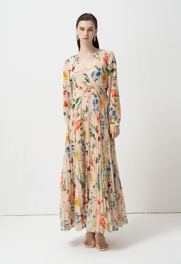 Choice Printed Floral Maxi Dress Print