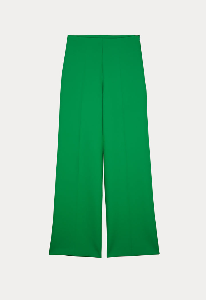 Choice High Waist Wide Legs Trousers Green