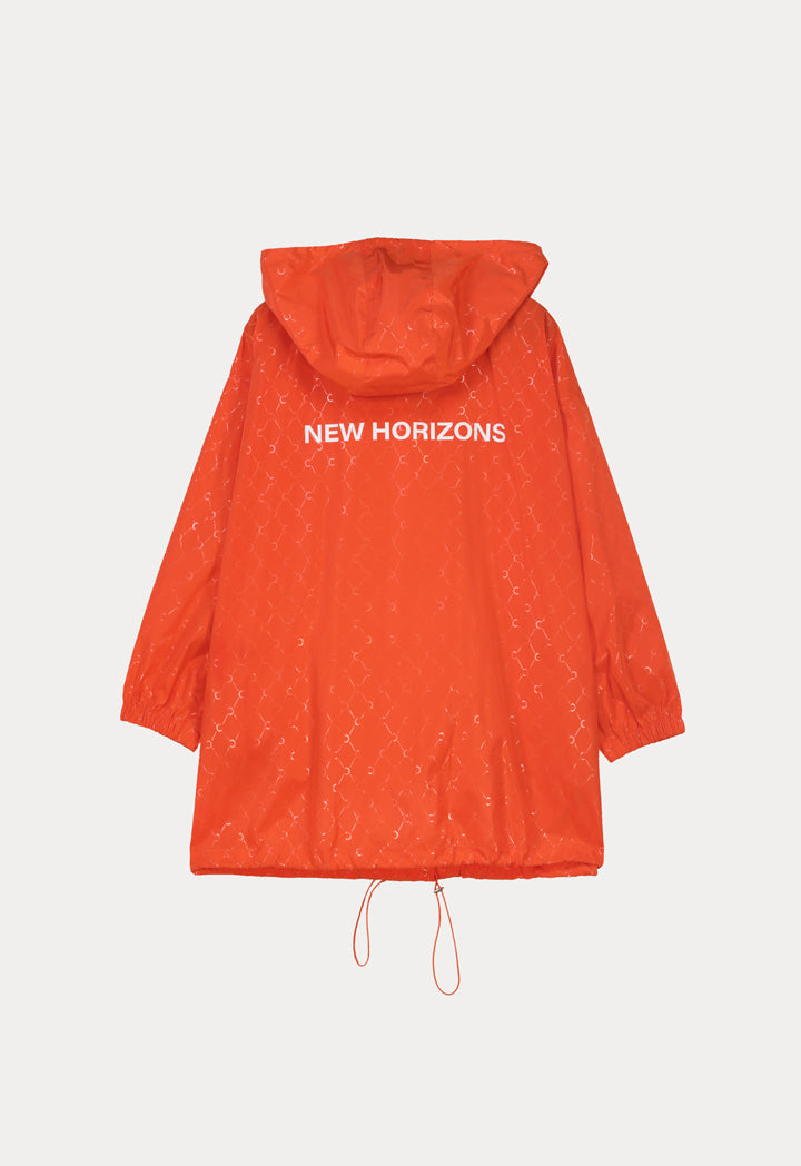 Choice Zip Up Hoodie Jacket Orange