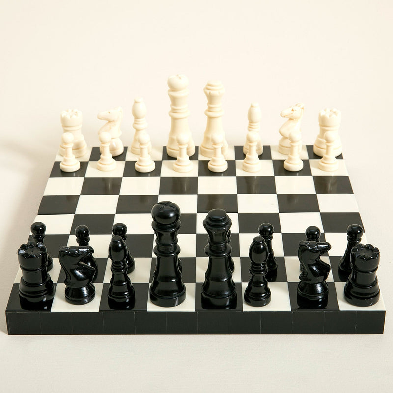 Chakra Luko Chess Set Natural