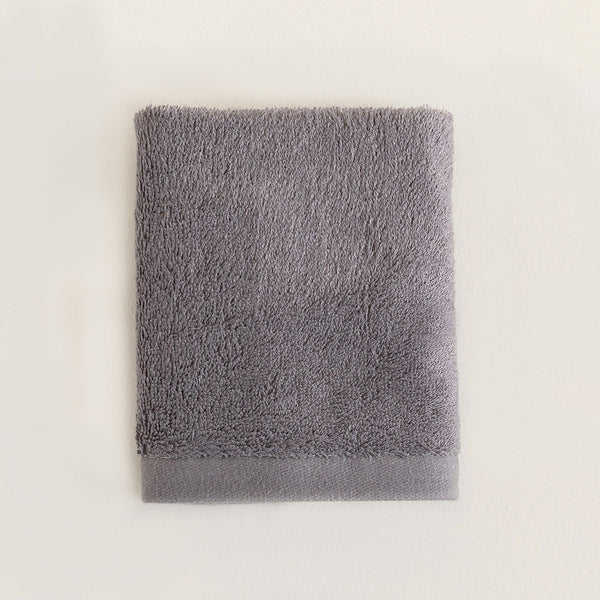 Chakra Solide Hand Towel 30X50Cm Dark Grey