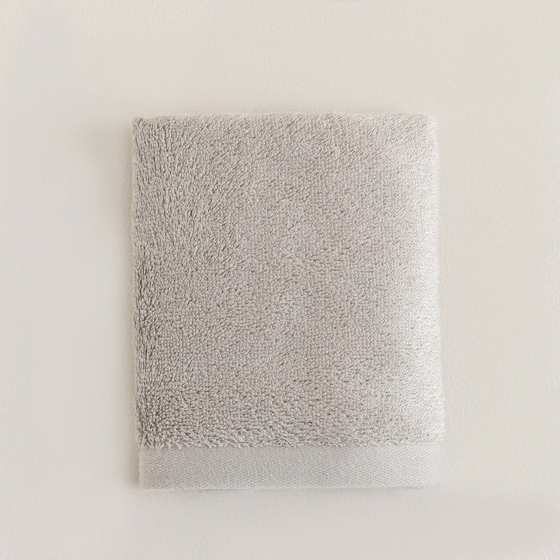 Chakra Solid Face Towel 50X90Cm Light Grey
