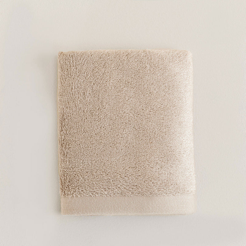 Chakra Solid Face Towel 50X90Cm Beige