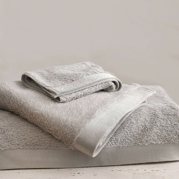 Chakra Floss Face Towel 50X90Cm Light Grey