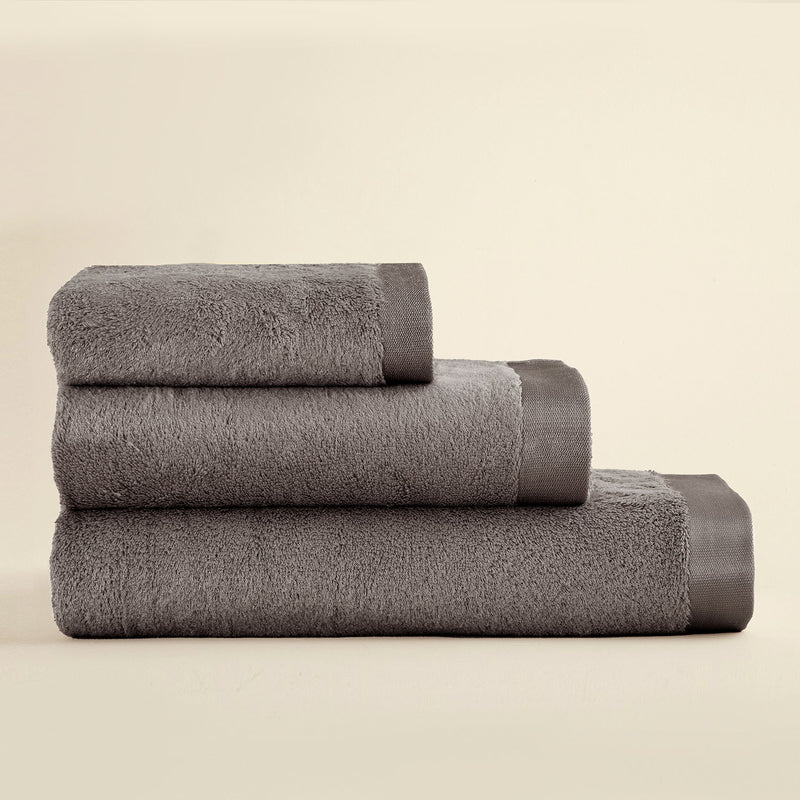 Chakra Floss Face Towel 50X90Cm Dark Grey