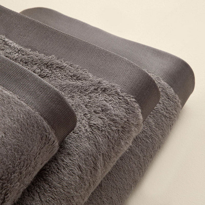 Chakra Floss Face Towel 50X90Cm Dark Grey