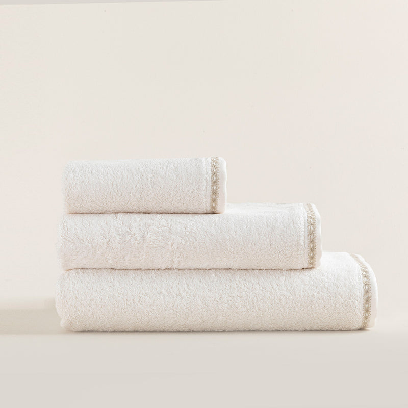 Chakra Afra Bath Towel 85X150Cm Ecru