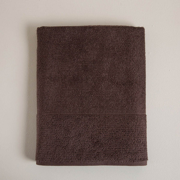 Chakra Arcan Bath Towel 85X150Cm Dark Brown