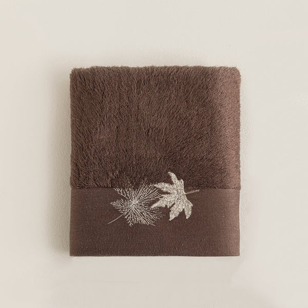 Chakra Alven Face Towel 50X90Cm Dark Brown