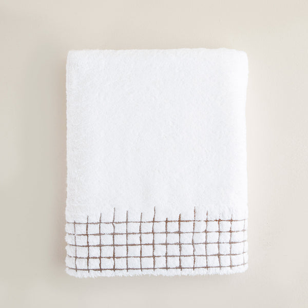 Chakra Nathan Bath Towel 85X150Cm White