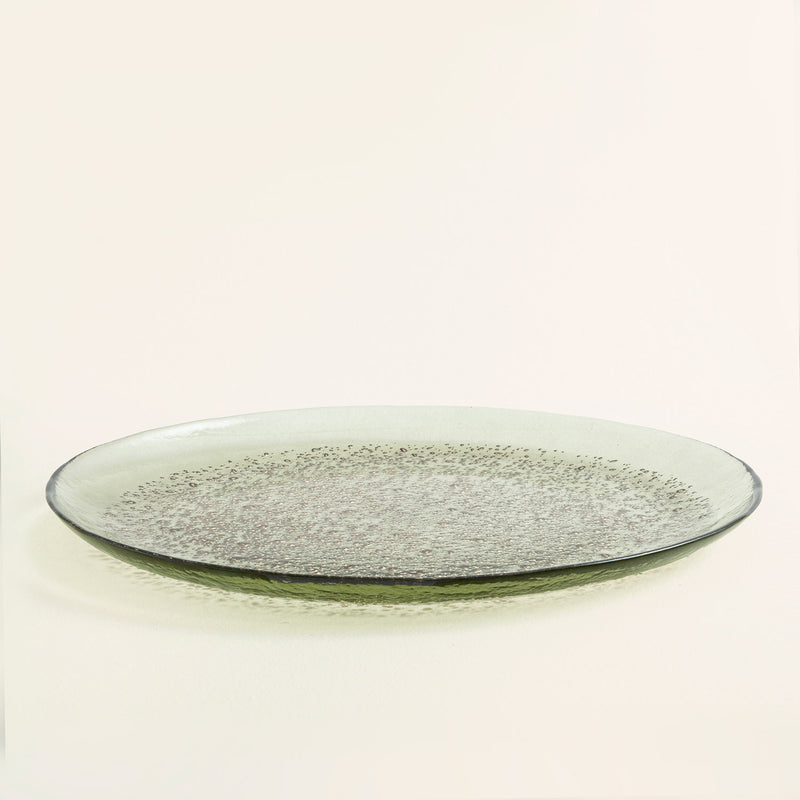 Chakra Chalet Green Patina Serving Plate 33Cm Green