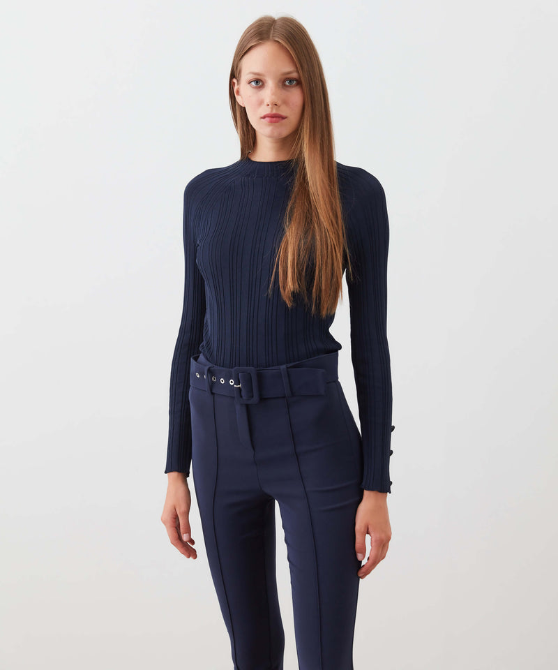 Ipekyol High Waist Trouser Navy Blue