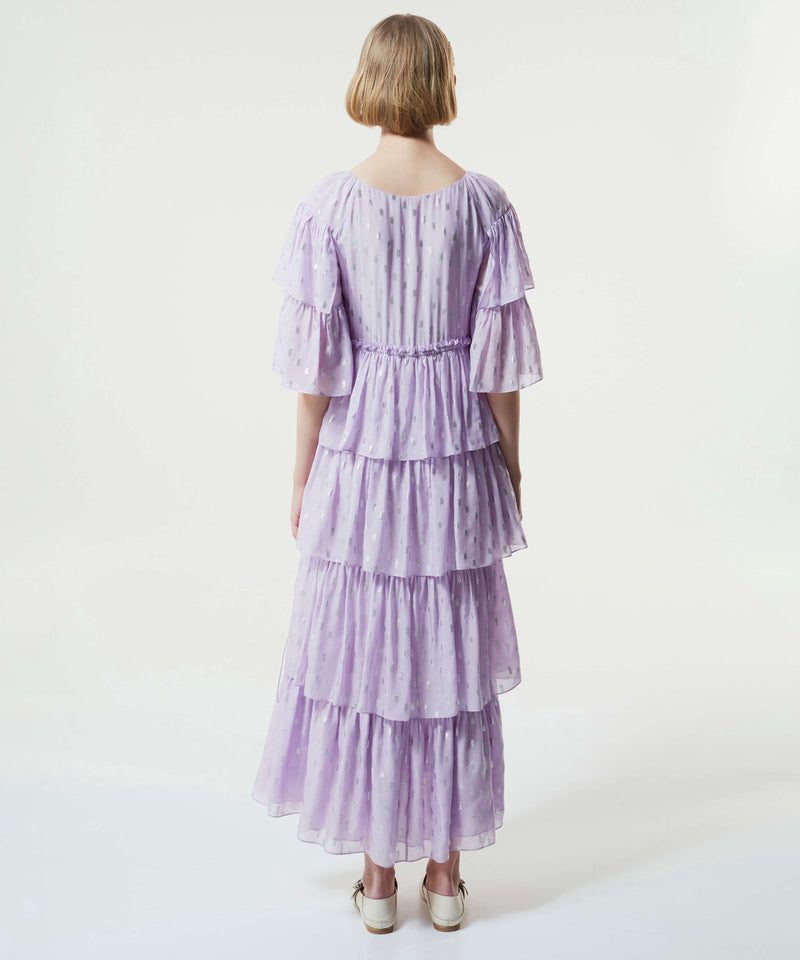 Machka Layered Maxi Dress Lilac