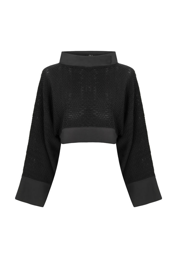 Nu Sweater Asseymetri Black - Wardrobe Fashion
