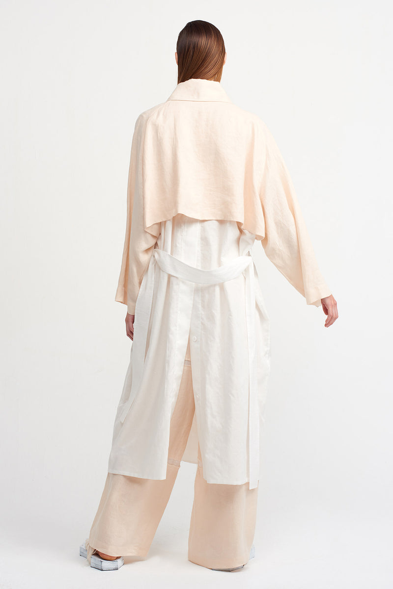 NU Colorblock Outerwear Natural/Off White