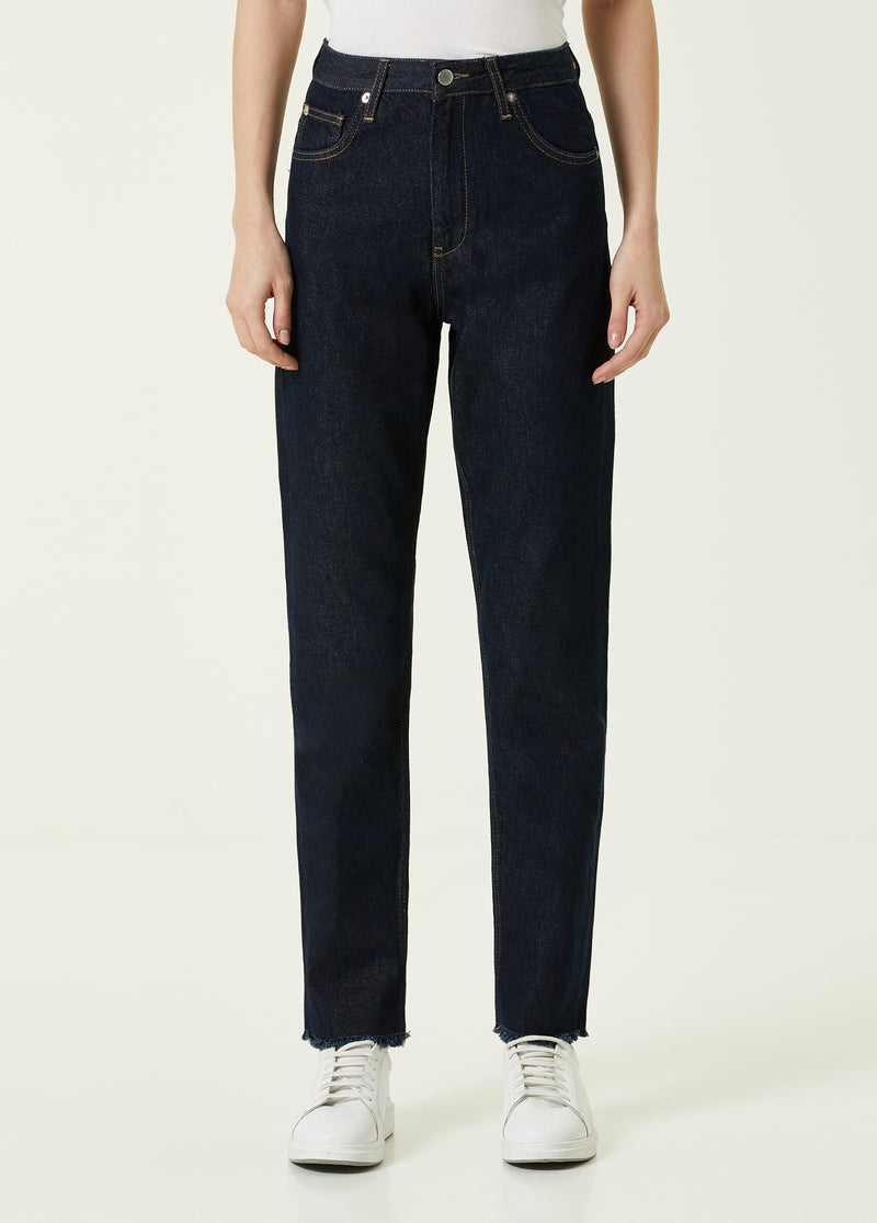 Beymen Collection Piping Detail Trouser Navy Blue