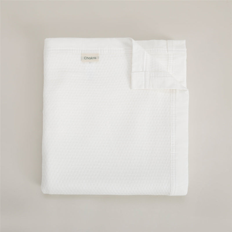 Chakra Lillia Pique Sng 160X210Cm White
