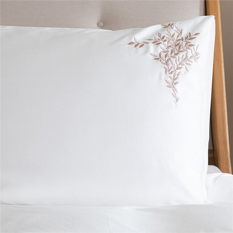 Chakra Bamboo Lovey Duvet Cover Set Dbl 200X220Cm Ecru