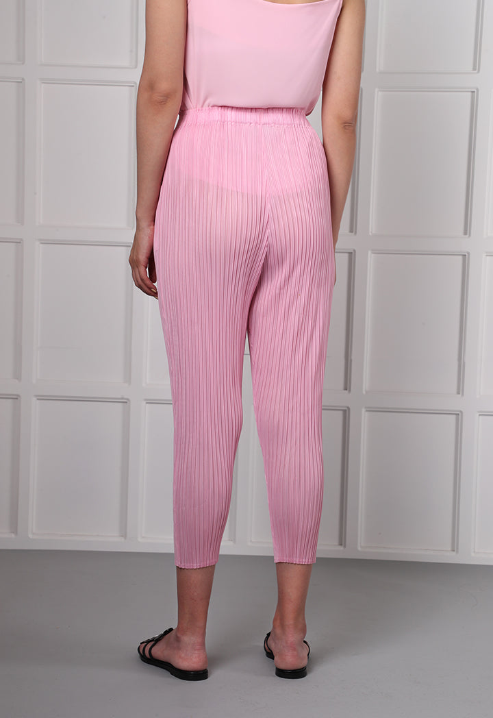 Choice Vertical Pleat Jodhpuri Style Trouser Pink