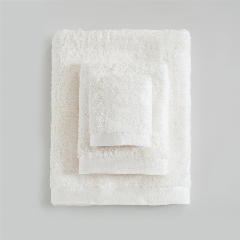 Chakra Bamboo Floss Hand Towel 30X50Cm Ecru