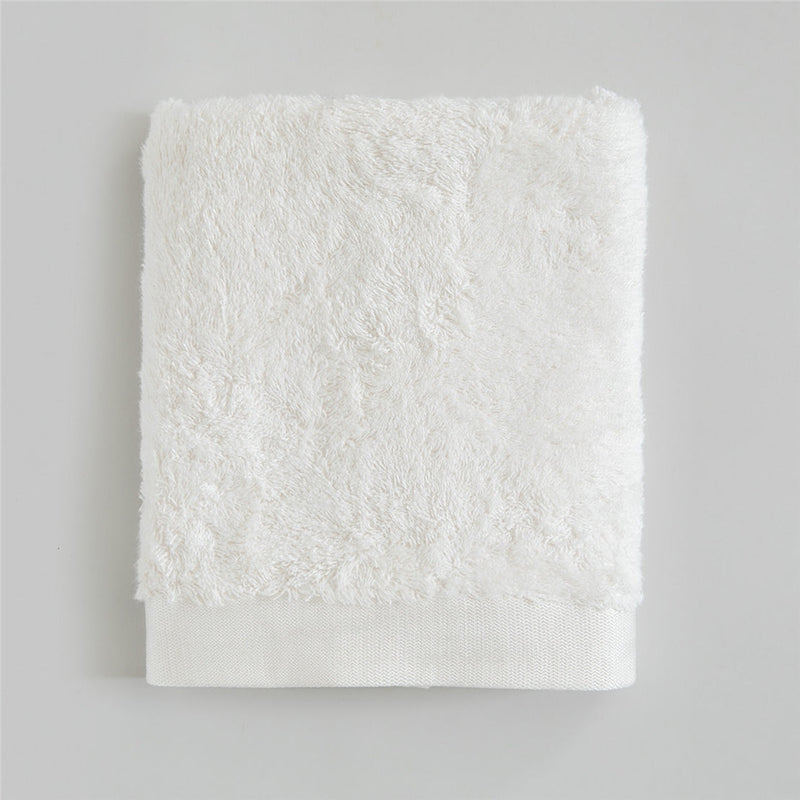 Chakra Bamboo Floss Face Towel 50X90Cm Ecru