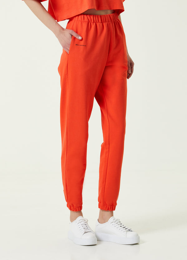 Academia Blossom Jersey Trouser Red