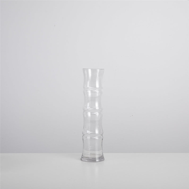 Chakra Glass Vase S 9.5X10X40X10Cm Transparent