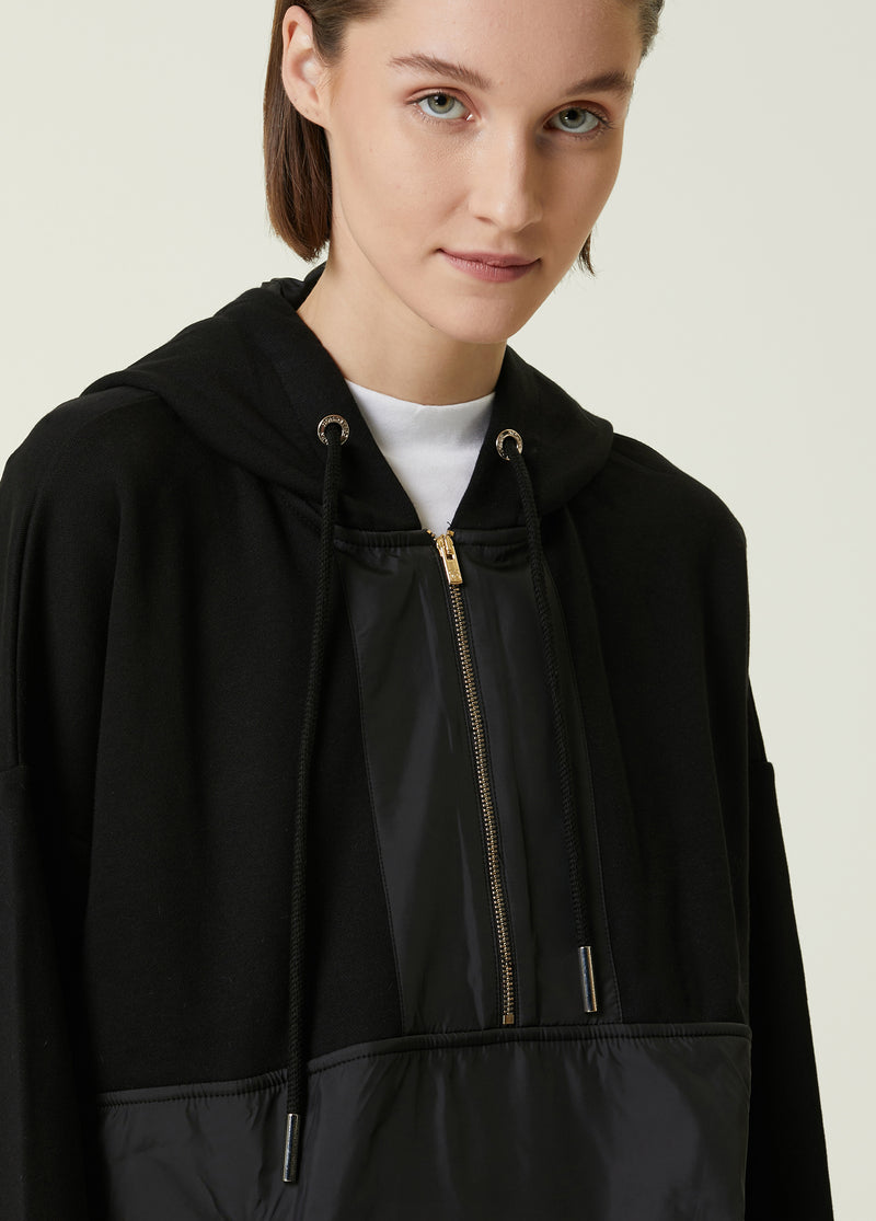 Beymen Collection Hooded Garnish Sweatshirt Black